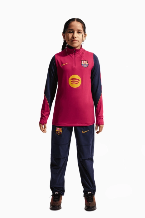 Nike FC Barcelona 26/27 Strike Sweatshirt Junior - Rotwein