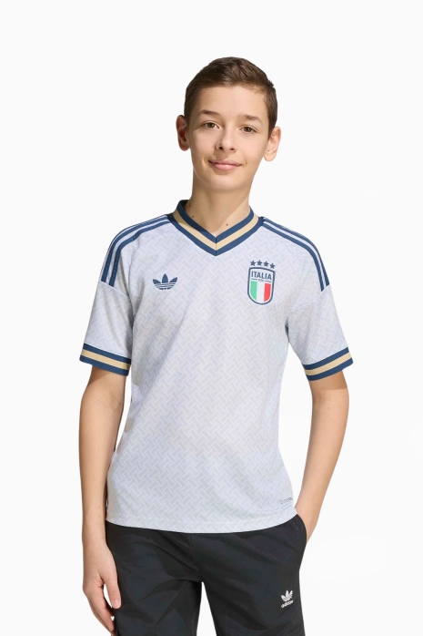 Тениска adidas Originals Италия 2026 като Гост Replica Junior - Бяла