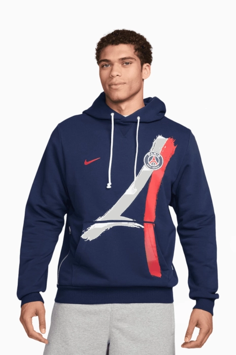 Nike PSG 24/25 Standard Issue Hoodie - Navy blau