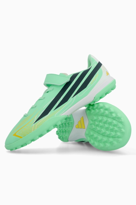 adidas F50 Hyperfast Club Hook-and-Loop TF Junior - Mint