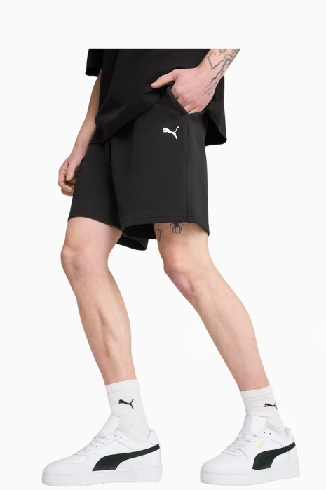 Pantaloni scurți Puma Wardrobe Essentials Relaxed - Negru