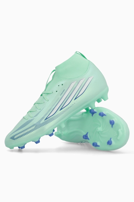 Korki adidas F50 League Sparkfusion Mid FG/MG Junior - Miętowy