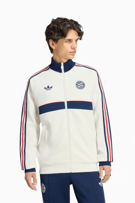 adidas Originals FC Bayern 26/27 Track Sweatshirt - White