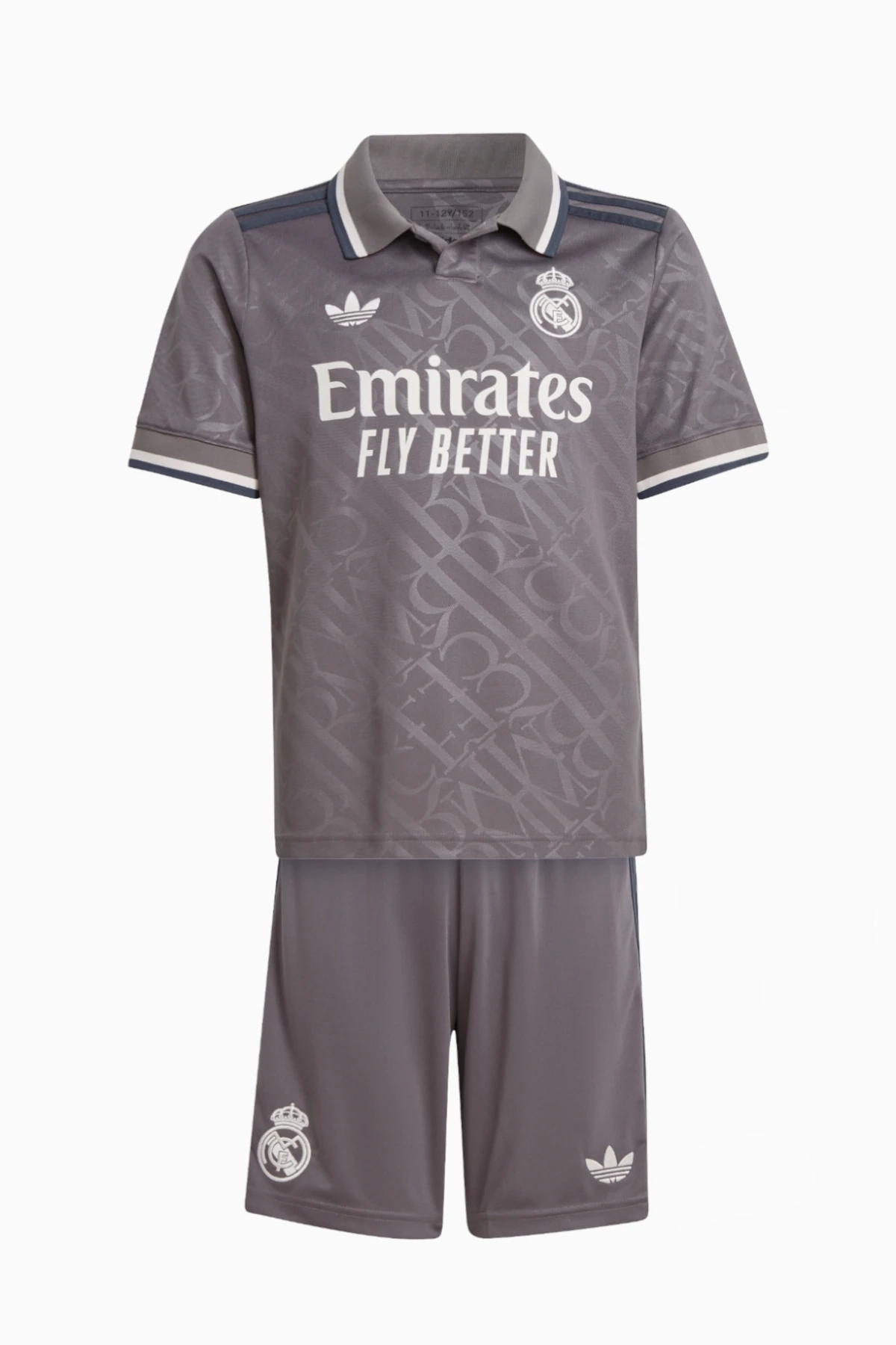 Футбольная форма adidas Real Madrid 24/25 3rd Junior - серый