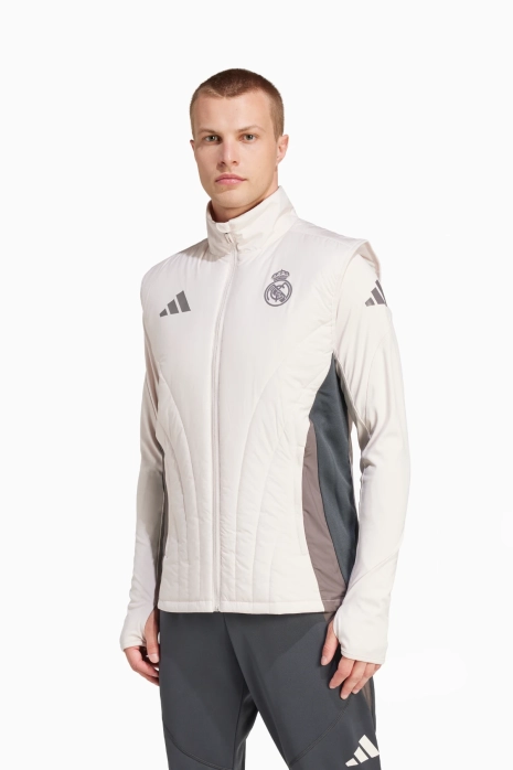 Prsluk adidas Real Madrid 24/25 Winterized - Siva