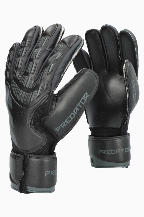 Goalkeeper Gloves adidas Predator Match Fingersave - Black
