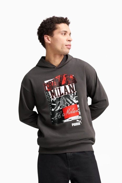 Bluza z kapturem Puma AC Milan 24/25 ftblNRGY+ - Szary