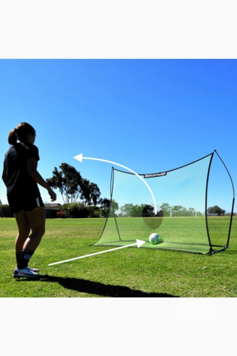 QUICKPLAY Tekkers Filet De Rebond Football Portable - Base Lestée Pour Entraînement Sur Toutes Surfaces