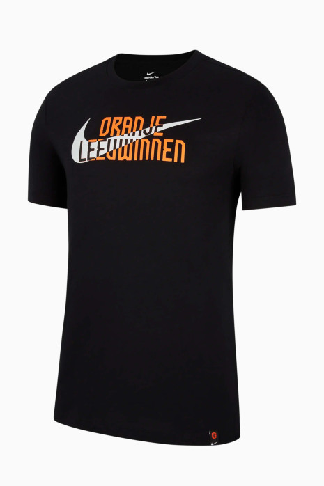 Camiseta Nike Países Bajos 2023 Swoosh Tee - Negro