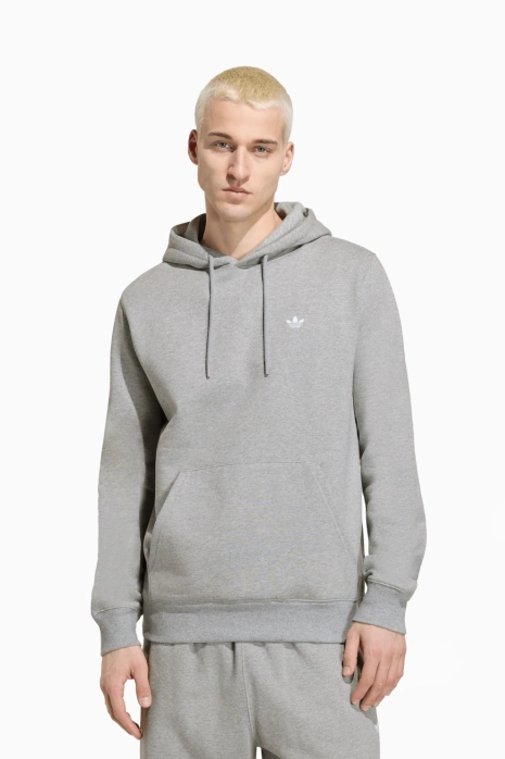 Hanorac adidas Originals Trefoil Essentials - Gri