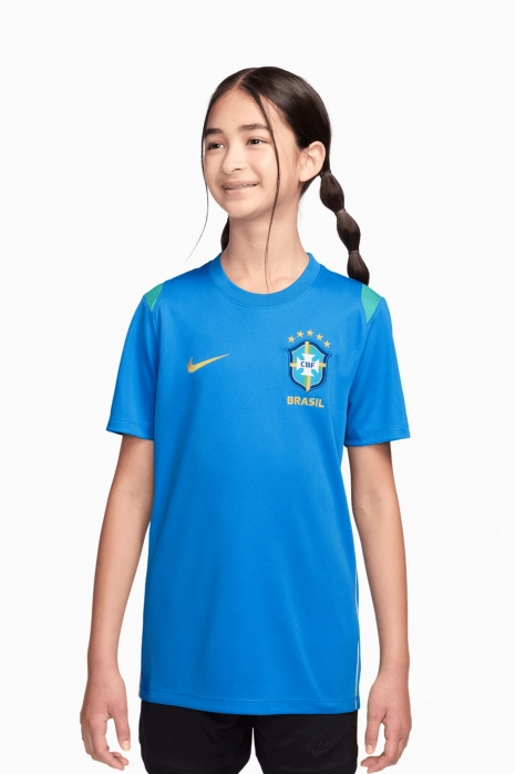 Tričko Nike Brazylia 2026 Academy Pro Junior - Modrý