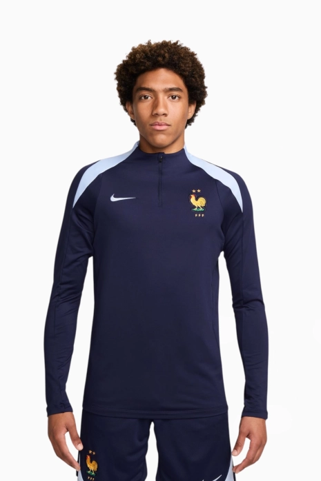 Majica dugih rukava Nike France 2024 Strike - Mornarsko plava