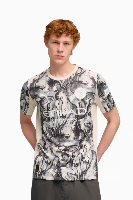 Тениска Puma Manchester City x Year of the Horse 25/26 Replica - Бежово