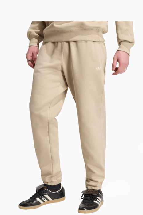Спортно долнище adidas Originals Trefoil Essentials Regular Fleece - Бежово