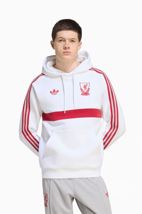 Bluza z kapturem adidas Originals Liverpool FC 26/27 - Biały