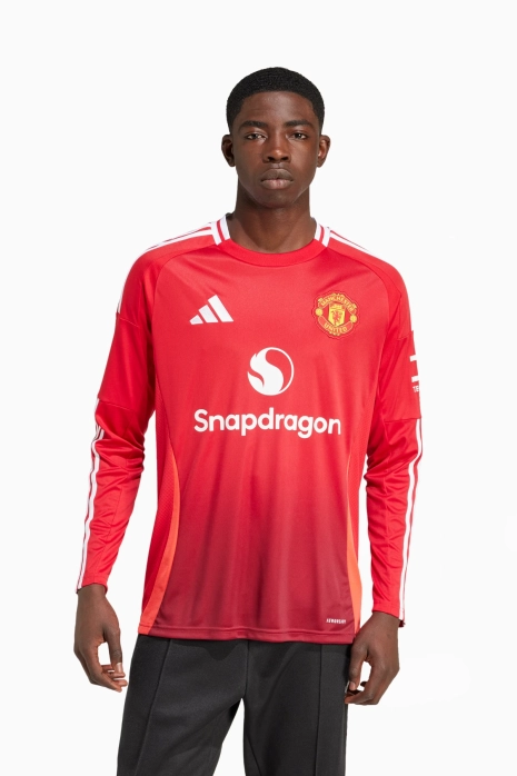 Tričko adidas Manchester United 24/25 Home Replica LS - Červená