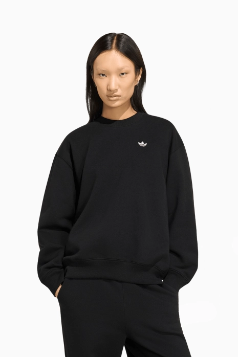 Кофта adidas Essentials Crew Long Fleece OS - черный