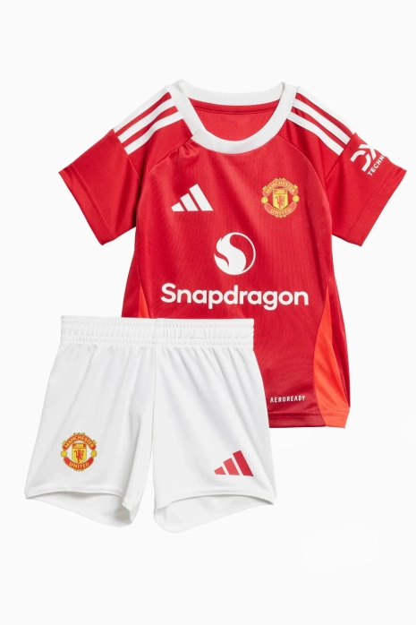 Σετ Ποδοσφαιρικής Εμφάνισης adidas Manchester United 24/25 Home Little Kids
