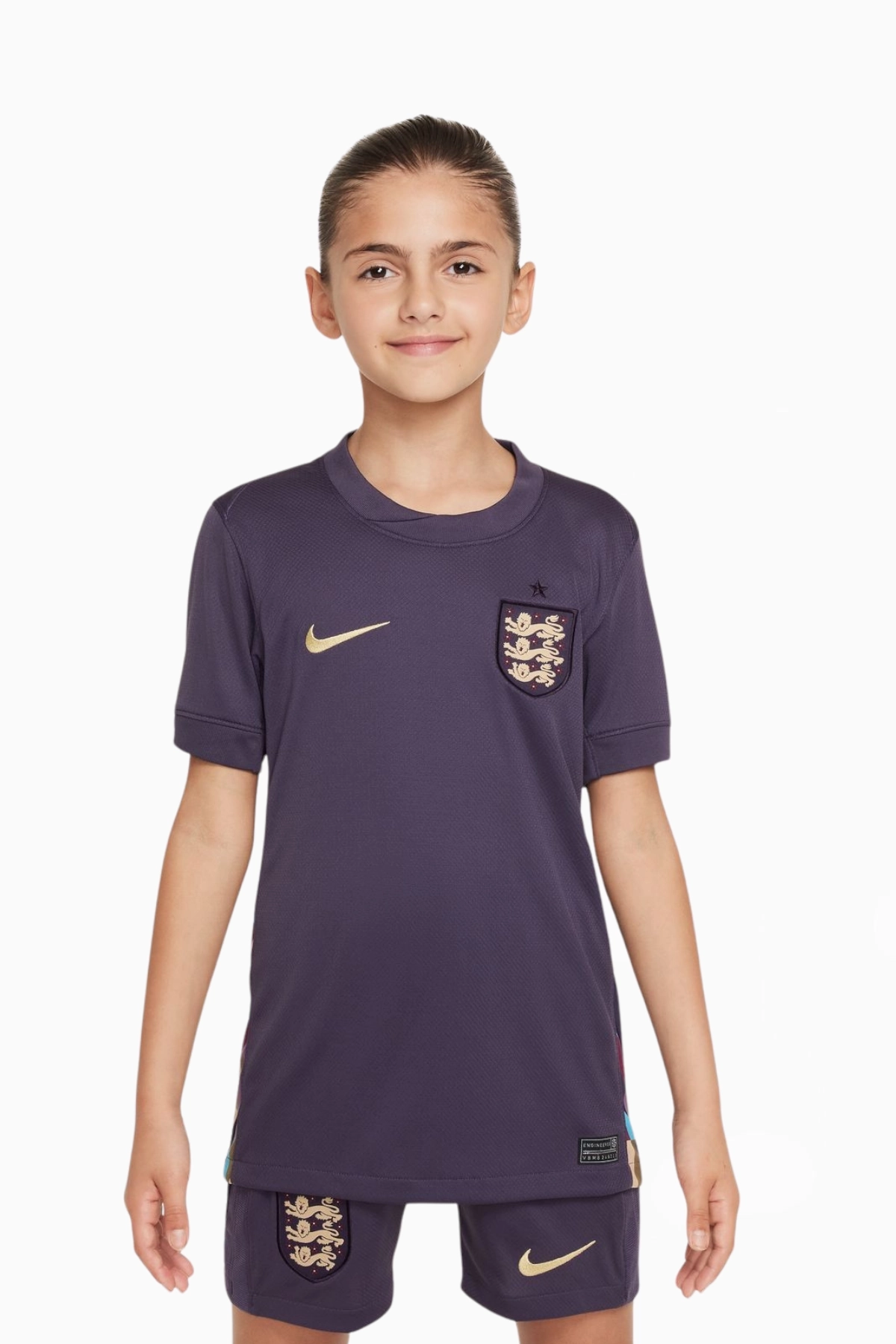 T-Shirt Nike England 2024 Away Stadium Junior - Purple | R-GOL.com 