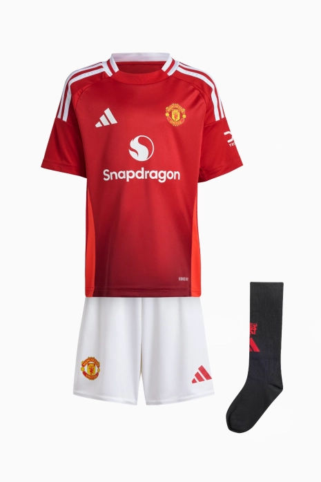 Σετ Ποδοσφαιρικής Εμφάνισης adidas Manchester United 24/25 Home Little Kids