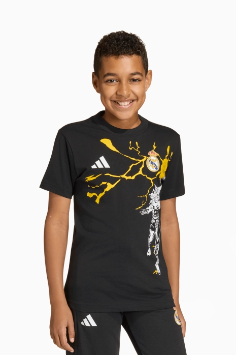 adidas Real Madrid x Marvel 25/26 Tee Trikot Junior - Schwarz