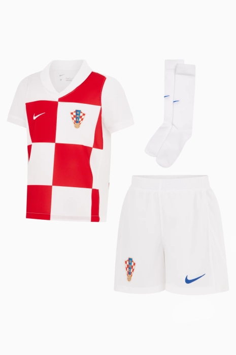 Şort ve tişört takımı Nike Hırvatistan 2024 İç saha Stadium küçük çocuklar