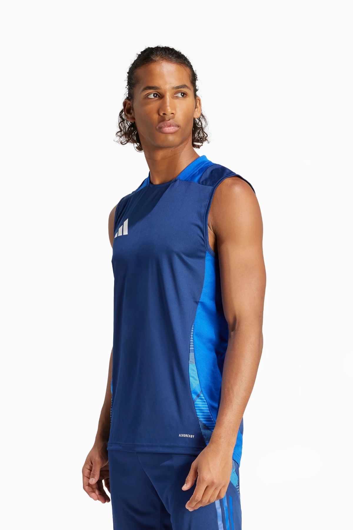 Tričko bez rukávů adidas Tiro 24 Competition Training - Námořnická modrá