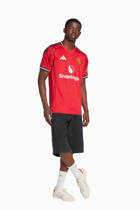 Tişört adidas Manchester United 25/26 İç saha Replica - Kırmızı