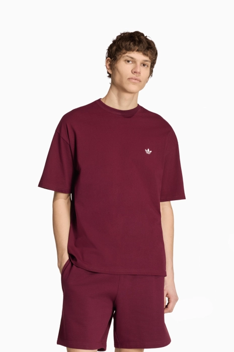 Тениска adidas Originals Trefoil Essentials - Кларет