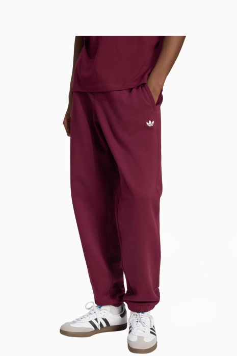 Спортно долнище adidas Originals Trefoil Essentials Regular Fleece - Кларет