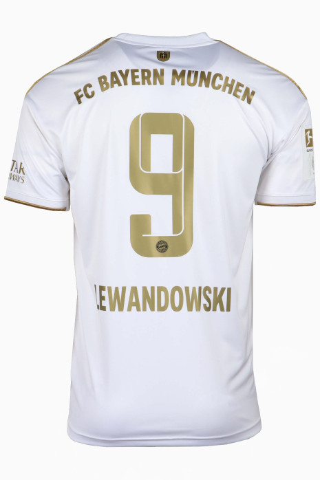 Shirt adidas FC Bayern 22/23 Away Lewandowski 9 - White | R-GOL