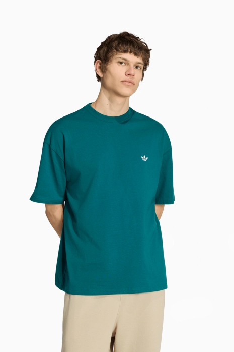 Тениска adidas Originals Trefoil Essentials - зелено