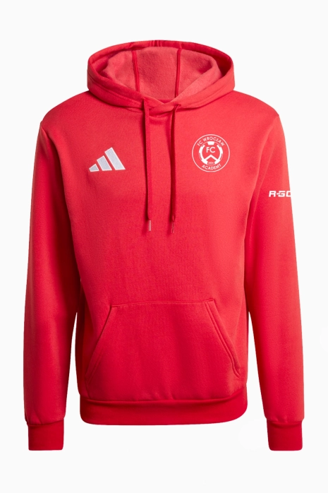 Bluza bawełniana adidas FC Wrocław Academy - Czerwony