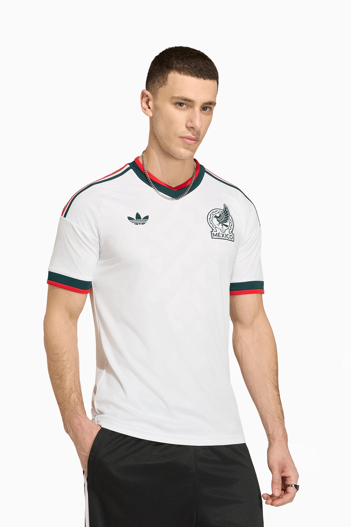 Tricou adidas Originals Mexico 2026 Away Replica - Alb | Magazin
