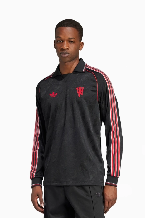 Футболка adidas Manchester United 24/25 LS Lifestyler - чорний