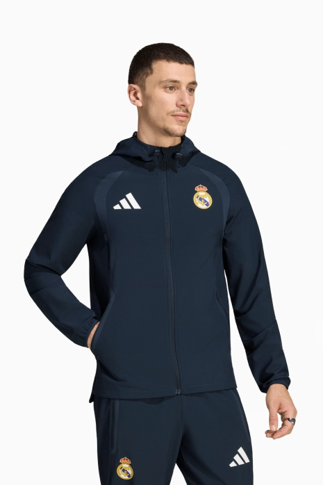 adidas Real Madrid 26/27 Tiro Travel Jacke - Navy blau