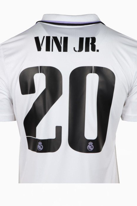 Футболка adidas Real Madrid 22/23 Home Replica Vini Jr. 20 - белый