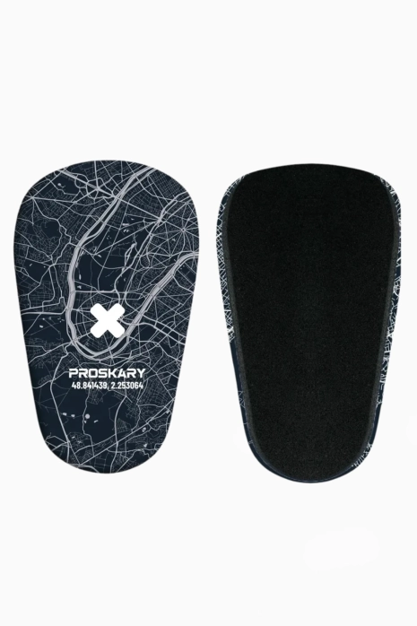 Футбольні щитки Proskary Point-X - чорний