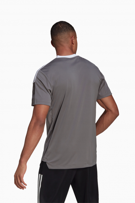 adidas Soccer Tiro 21 t-shirt in gray